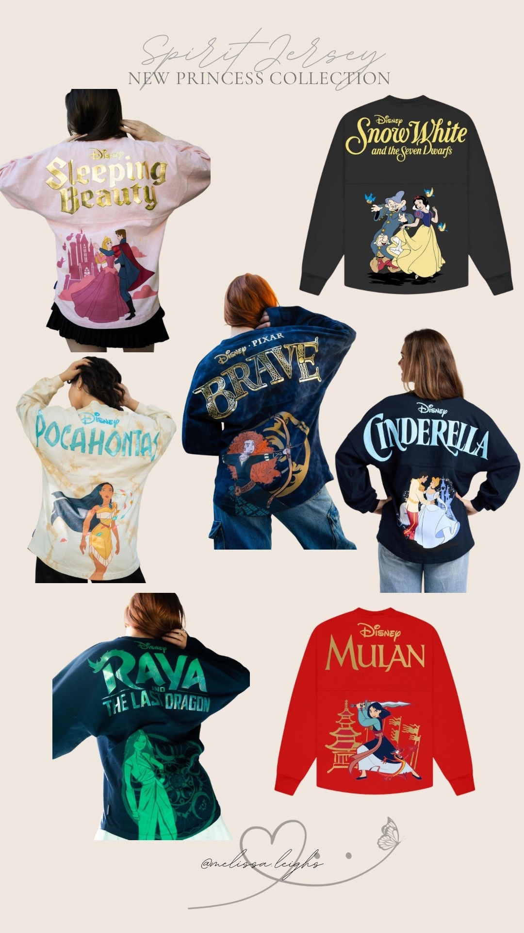 Spirit jersey new Disney princess collection sweatshirts - sleeping beauty, Snow White, raya and the last dragon, brave/Merida, Cinderella, Pocahontas, mulan 

ootd, Outfit inspo, Disney princess finds, Disney parks Outfit, Disney bound,  under $100 outfit, affordable outfit, casual outfit, Disney seasonal , Disney outfit, minimal Disney style, #ltkdisney, Disney aesthetic, theme park outfit, Disney parks outfit ideas, comfy Disney outfit, small business finds,

#LTKTravel #LTKMidsize #LTKootd