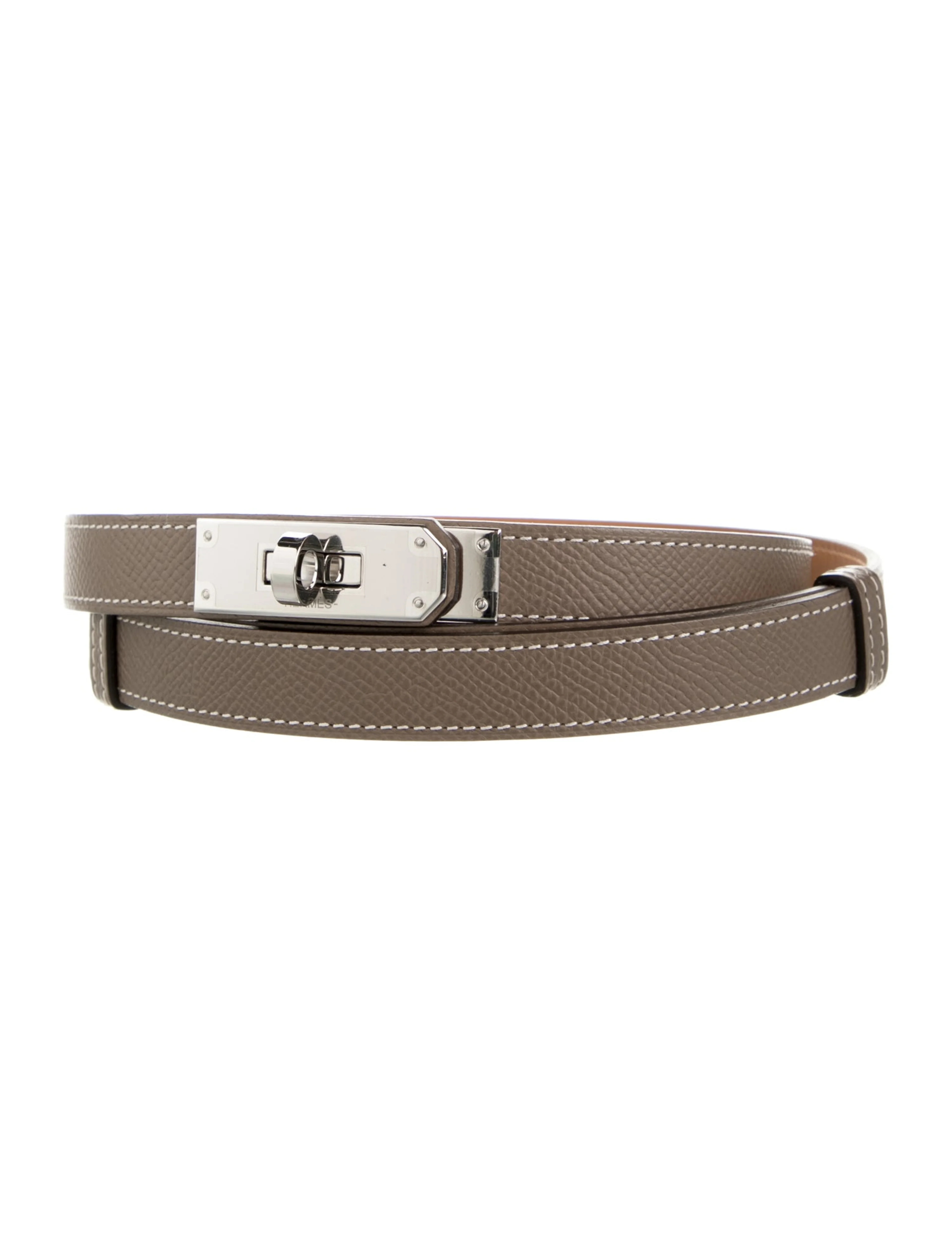 18 mm Epsom Leather Kelly Belt | The RealReal