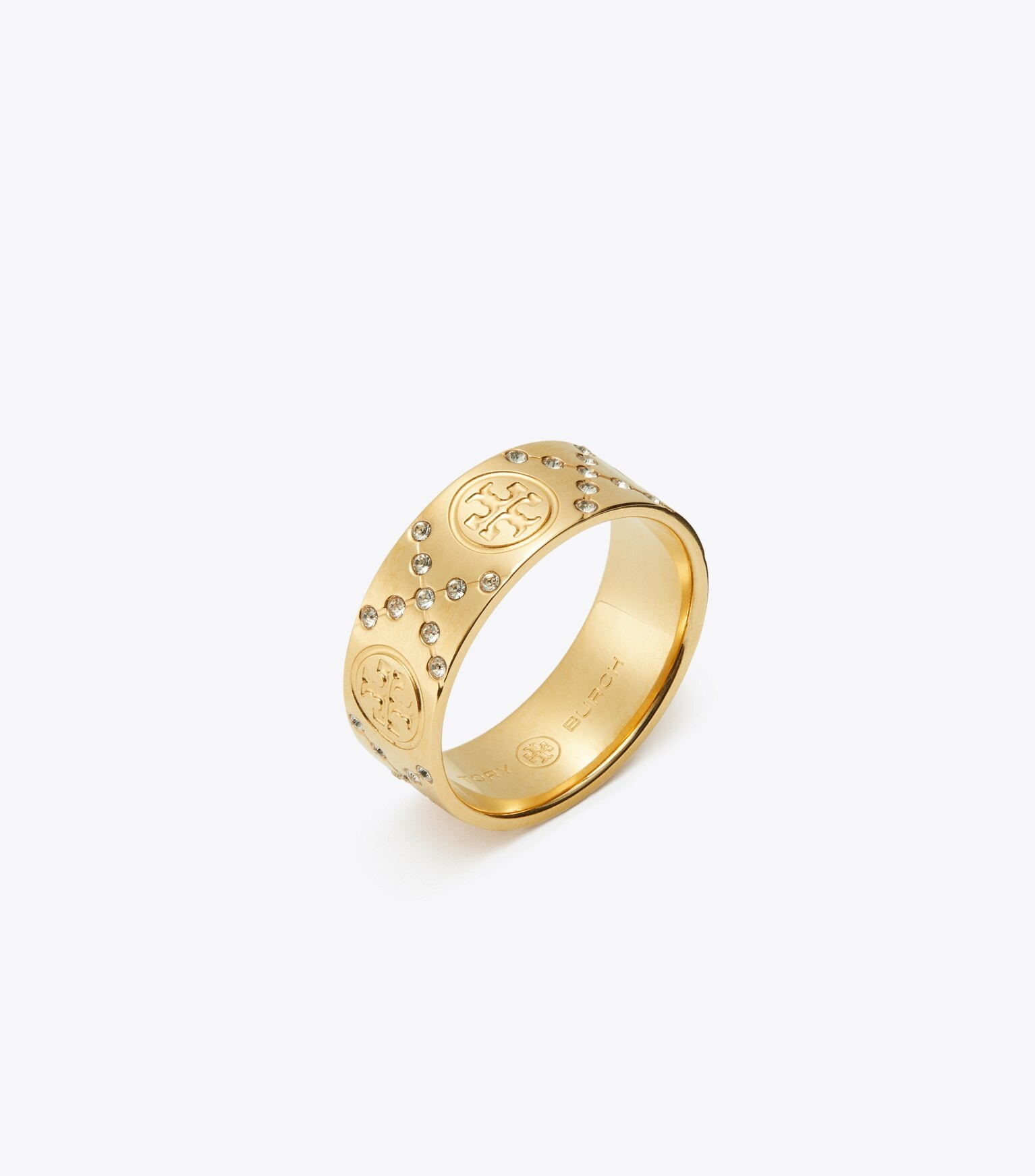 ICON T MONOGRAM PAVÉ RING | Tory Burch (US)