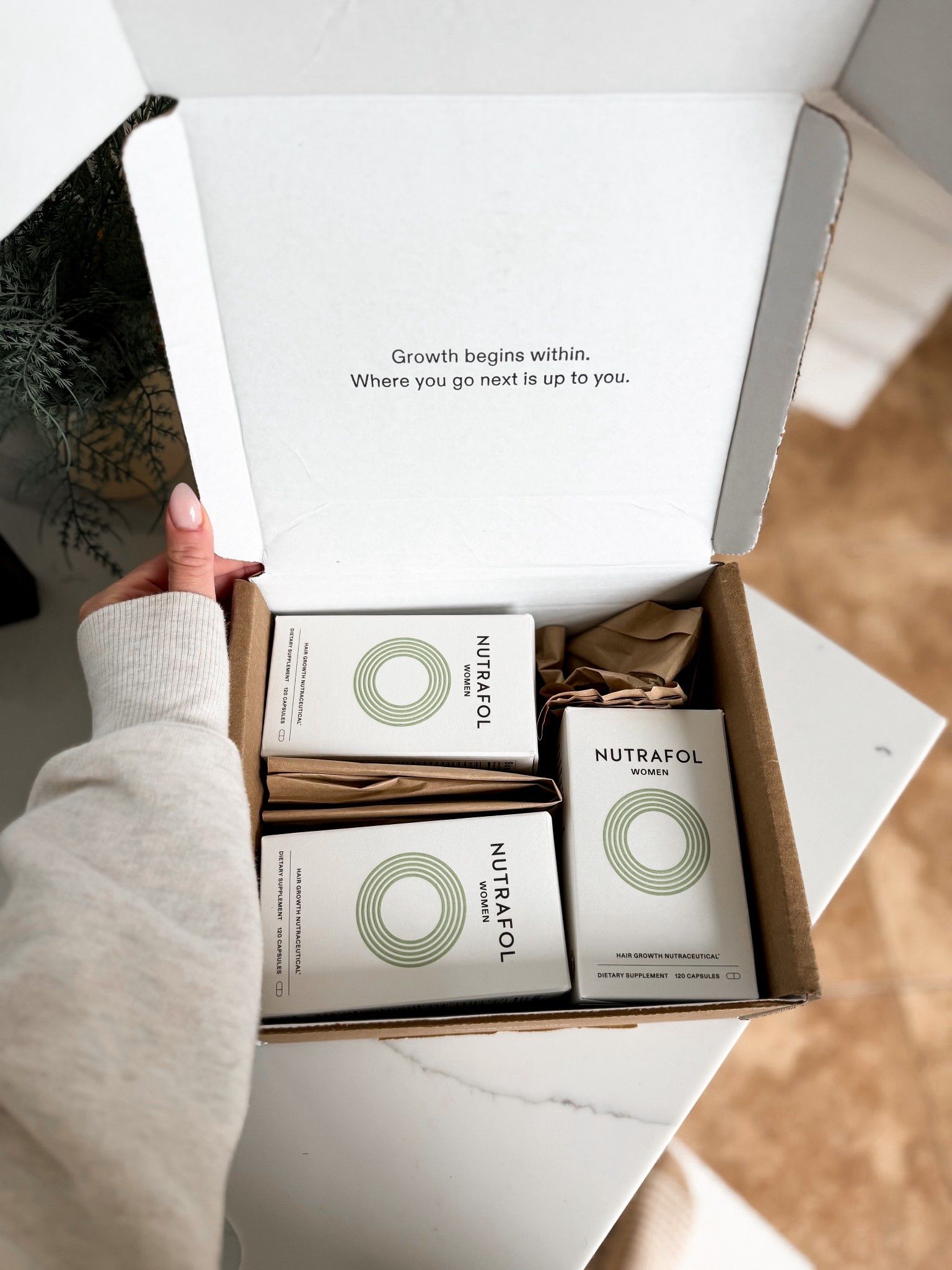 Thank you @Nutrafol for the gift !! Love this hair growth supplement! I’ve been taking daily and noticing way less shedding and fuller hair! 

#LTKselfcare #LTKgrwm #LTKBeauty