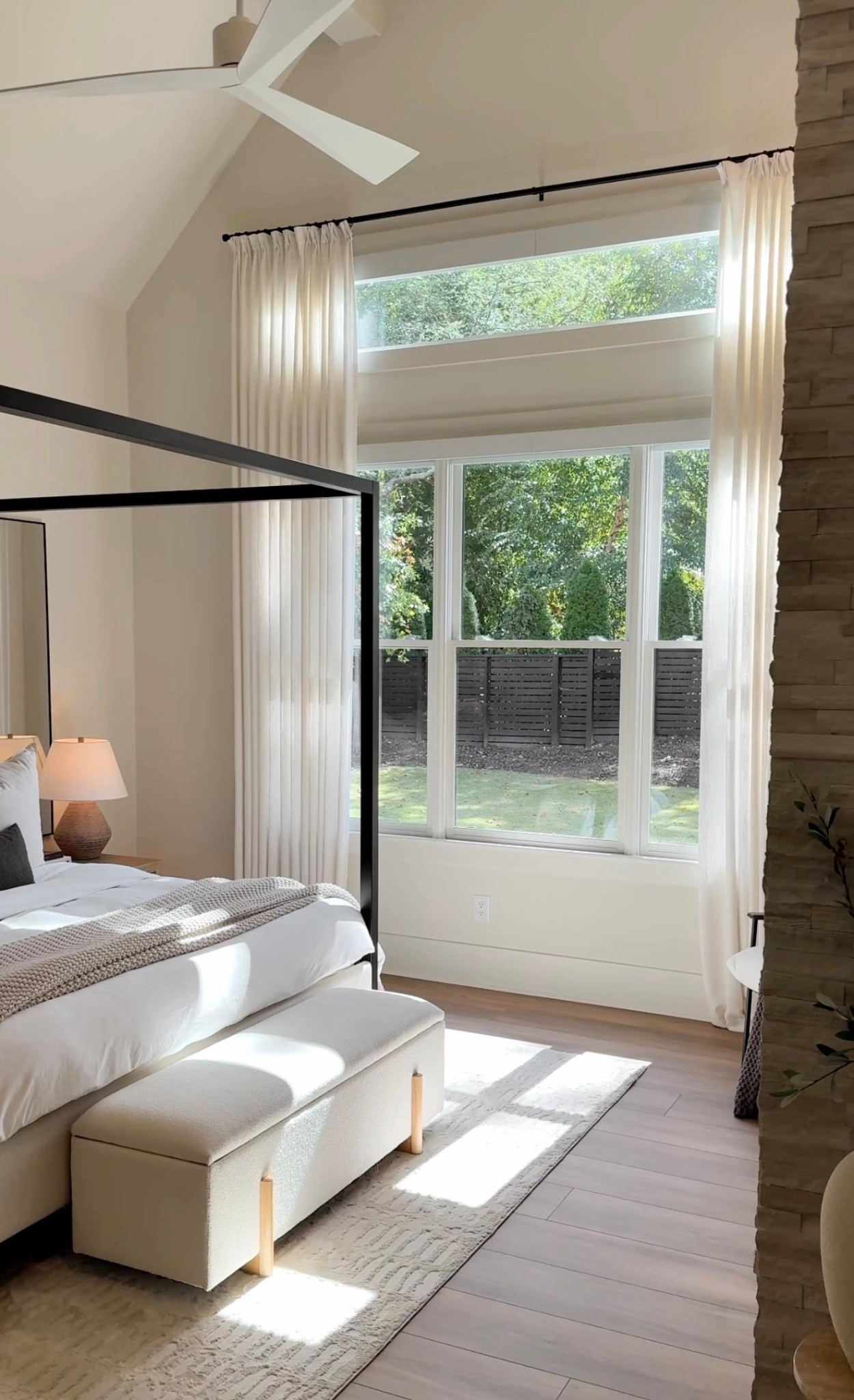 My primary bedroom curtains in the color ivory white 🤍

#LTKHome