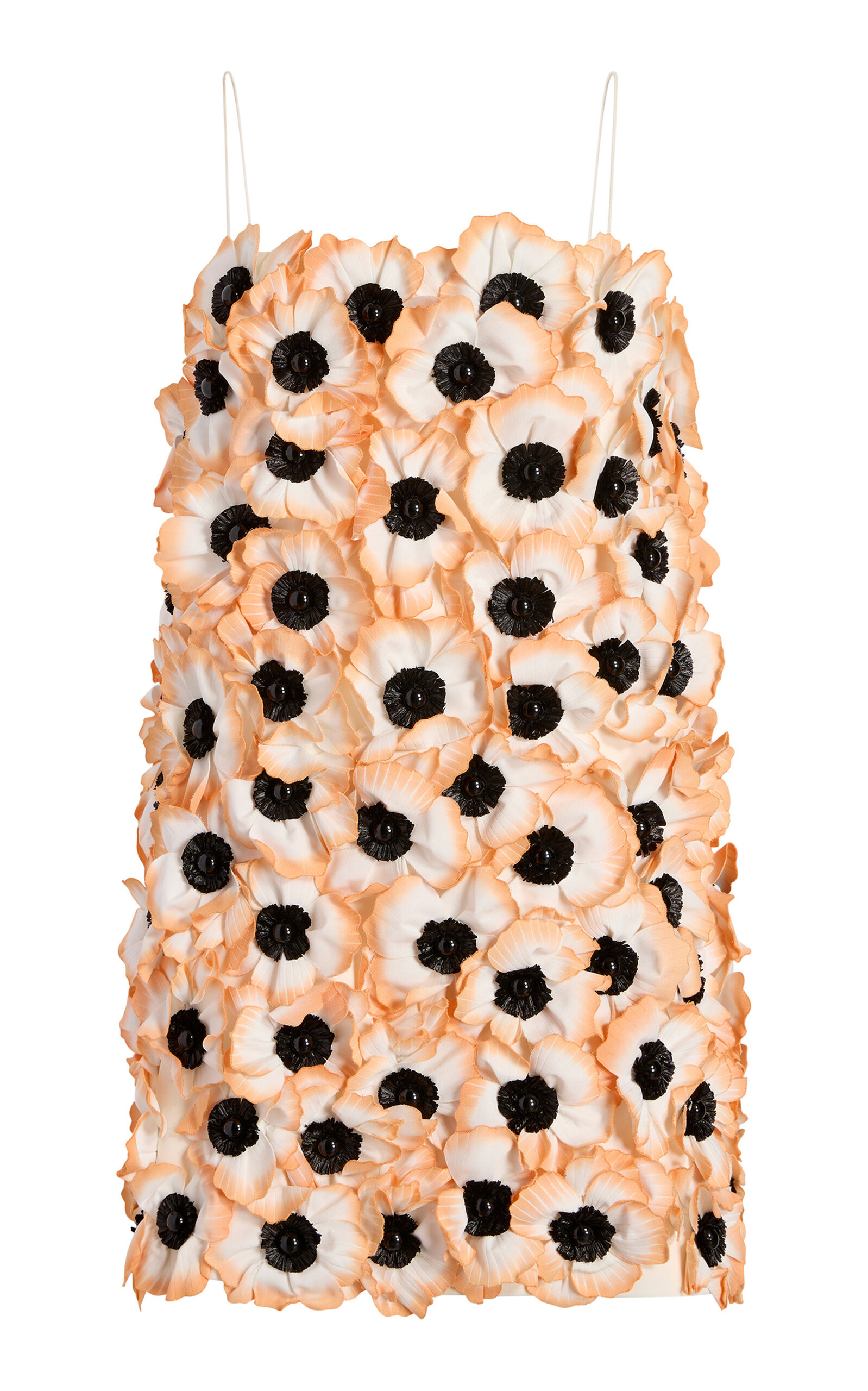 Floral Appliqué Mini Dress | Moda Operandi (Global)