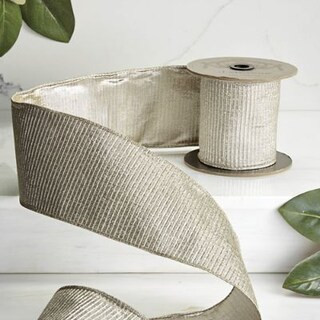 Pleated Lam&eacute; Ribbon | Frontgate | Frontgate