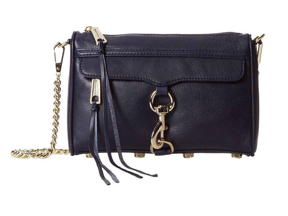 Rebecca Minkoff - Mini MAC Convertible Crossbody (Ink) Cross Body Handbags | Zappos