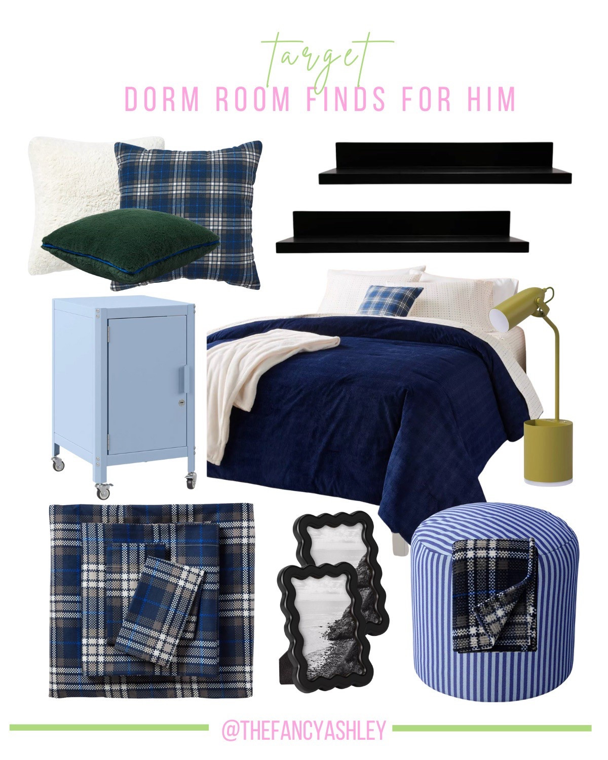 Found the cutest dorm finds for him at Target! The plaid vibes are perfection, and the bedding situation is just so good—pillows, cozy throws, and more. All the must-have essentials for his new space.

#LTKHome #LTKTravel