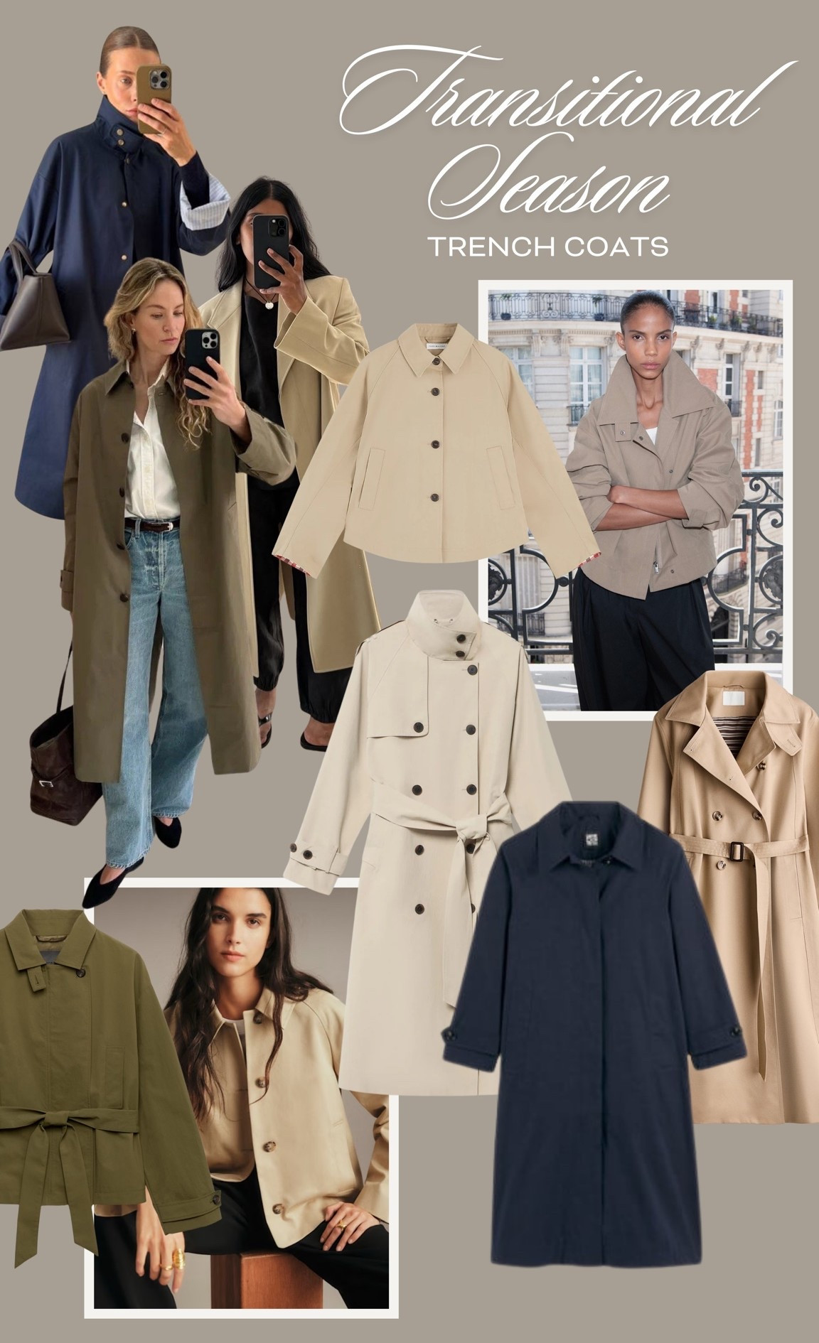 Trench coats for the transitional season 🧥

#LTKautumn