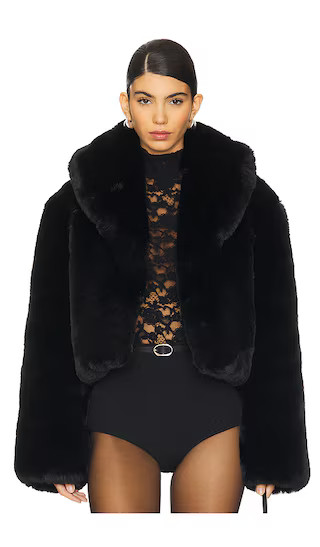 Brooklyn Jacket in Black | Revolve Clothing (Global)