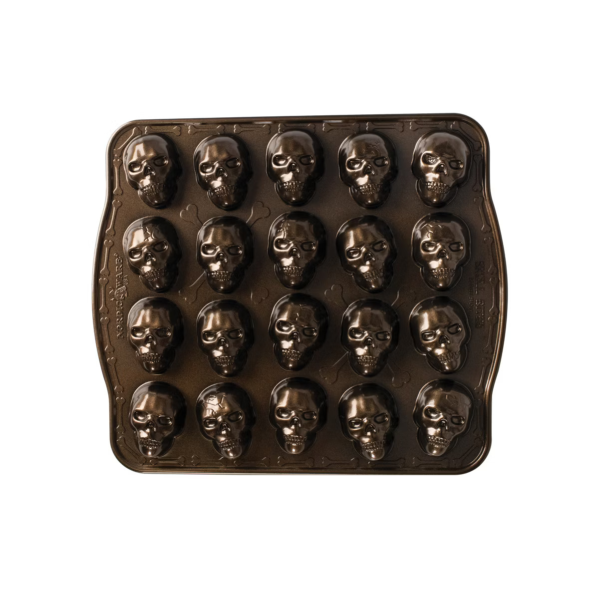 Nordic Ware Skull Bites Cakelet Pan - Brown | Target