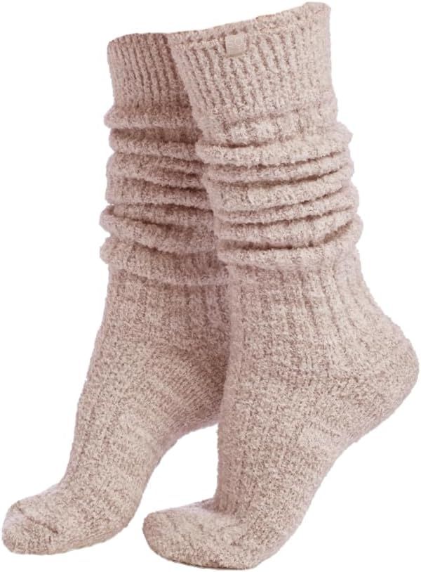 Softies Slouchy Marshmallow Socks, Warm Cozy & Fluffy Socks with Grips for Women, One Size Fits A... | Amazon (US)