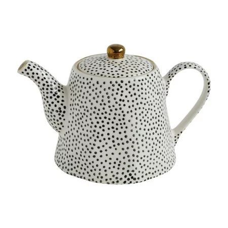 3R Studios White with Black Speckles Stoneware Teapot - Walmart.com | Walmart (US)