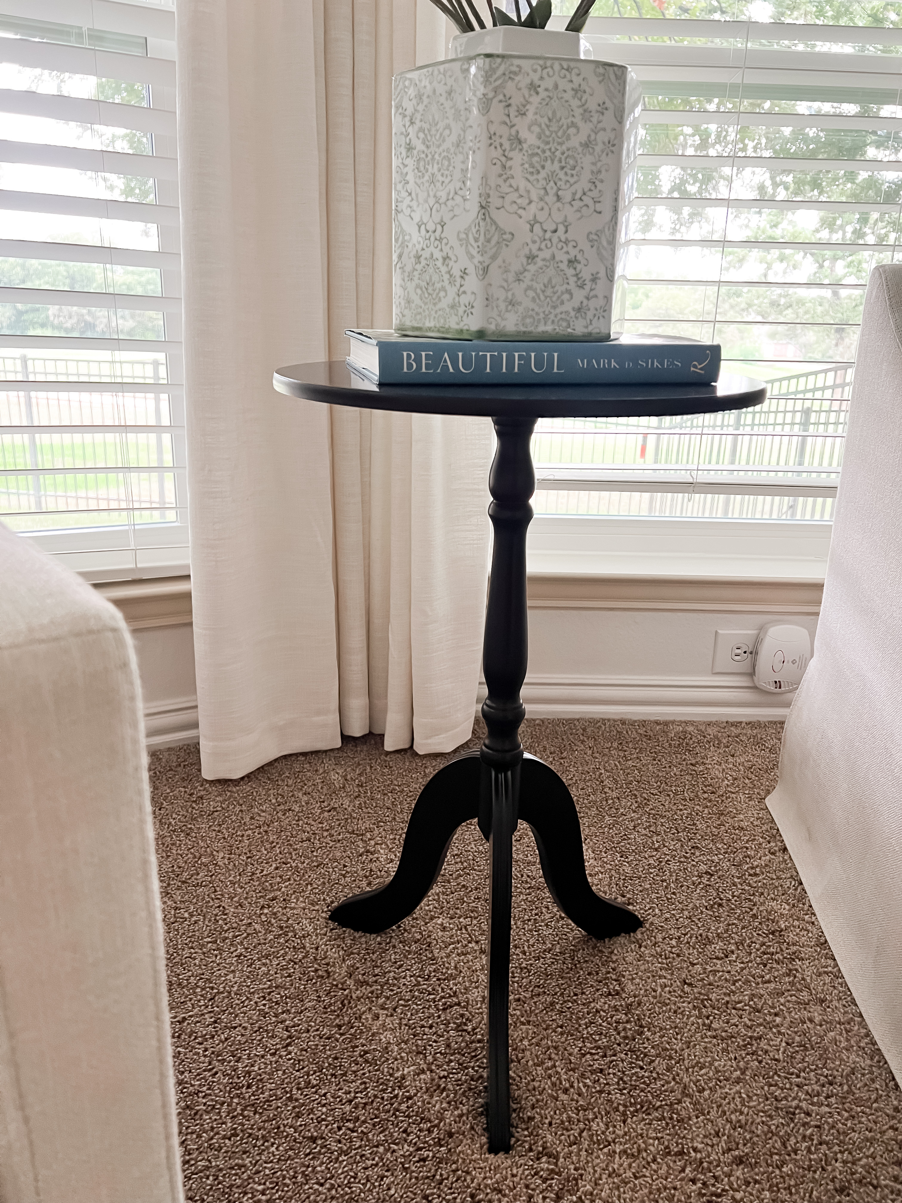 Amazon side table! This classic and timeless piece is perfect for a side table in a small space. I have this in our master bedroom between my two favorite comfy chairs!

#LTKHome #LTKFamily #LTKSeasonal