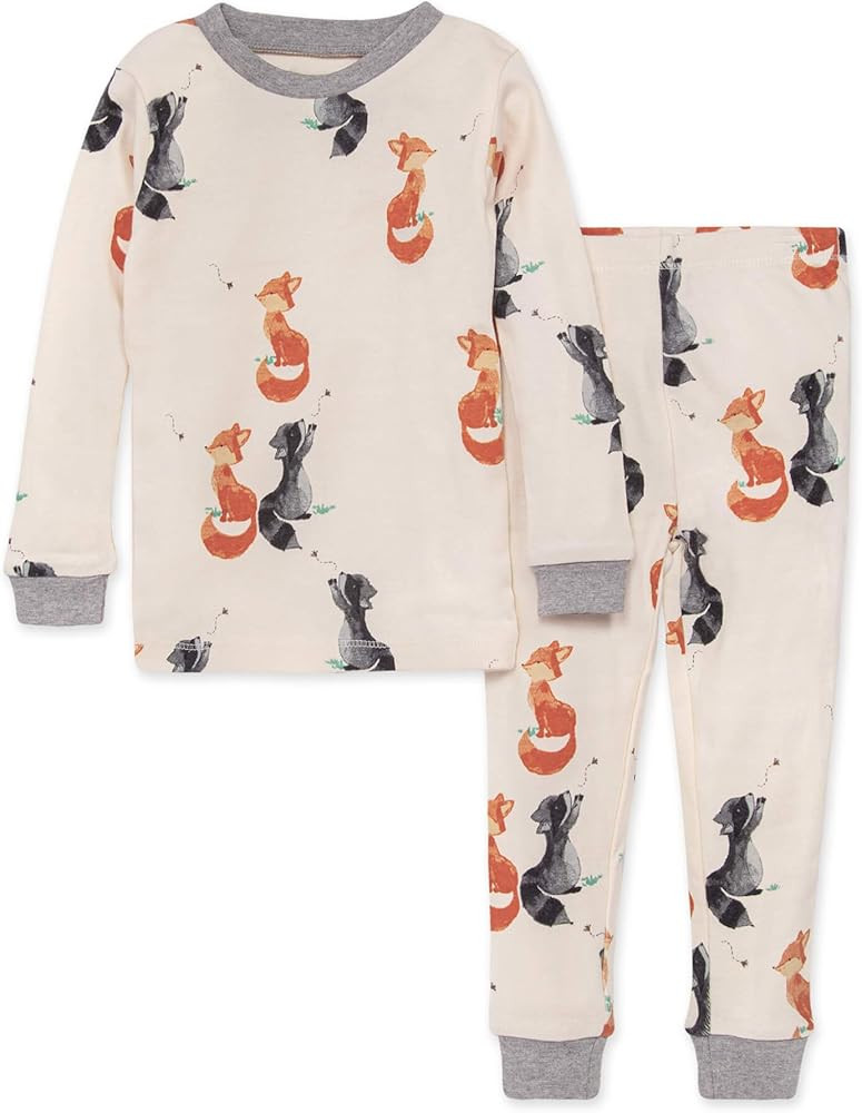 Burt's Bees Baby Baby Boys' Pajamas, Tee and Pant 2-Piece Pj Set, 100% Organic Cotton | Amazon (US)