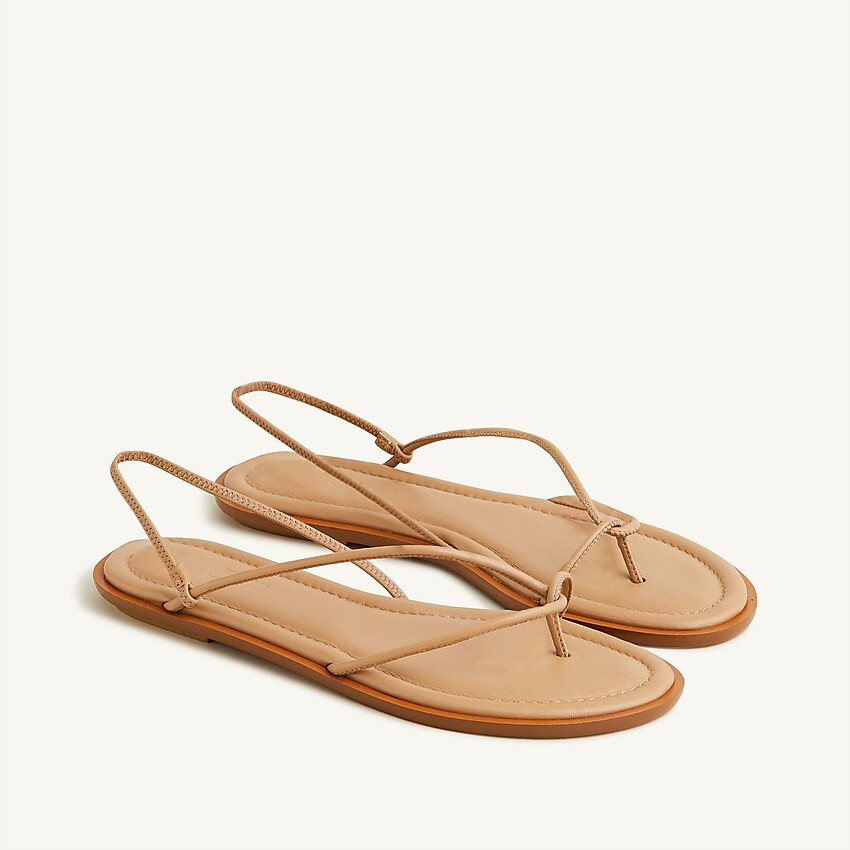 Sorrento strappy sandals in leather | J. Crew US