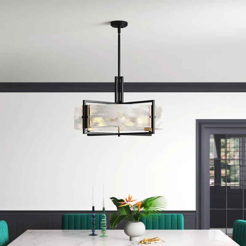 Ashe 5 - Light Dimmable Drum Chandelier | Wayfair North America