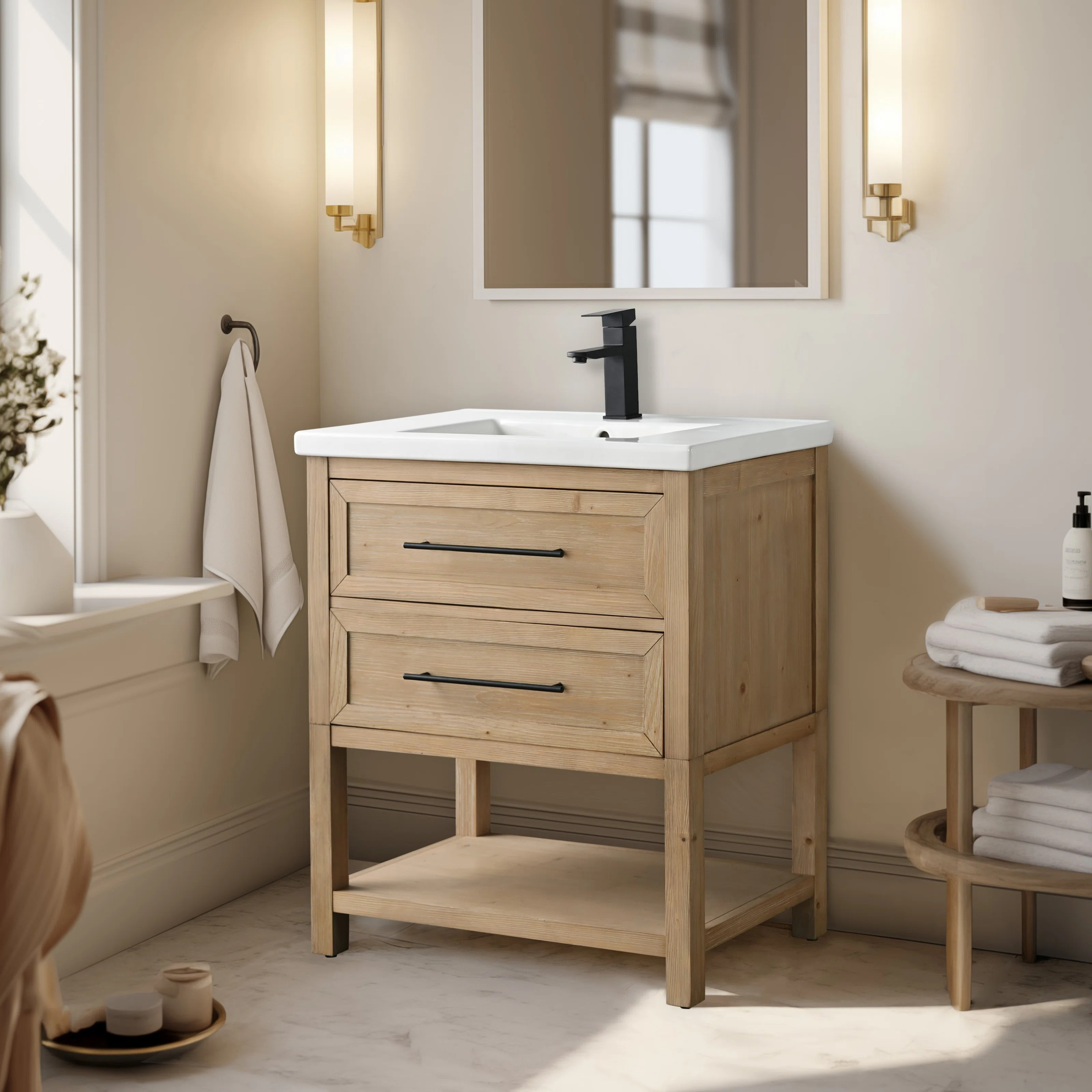 Bickley 30" Single Bathroom Vanity with Ceramic Top | Wayfair North America