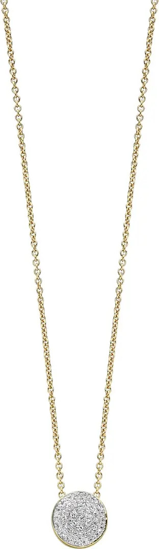 Monica Vinader Ava Diamond Button Pendant Necklace | Nordstromrack | Nordstrom Rack