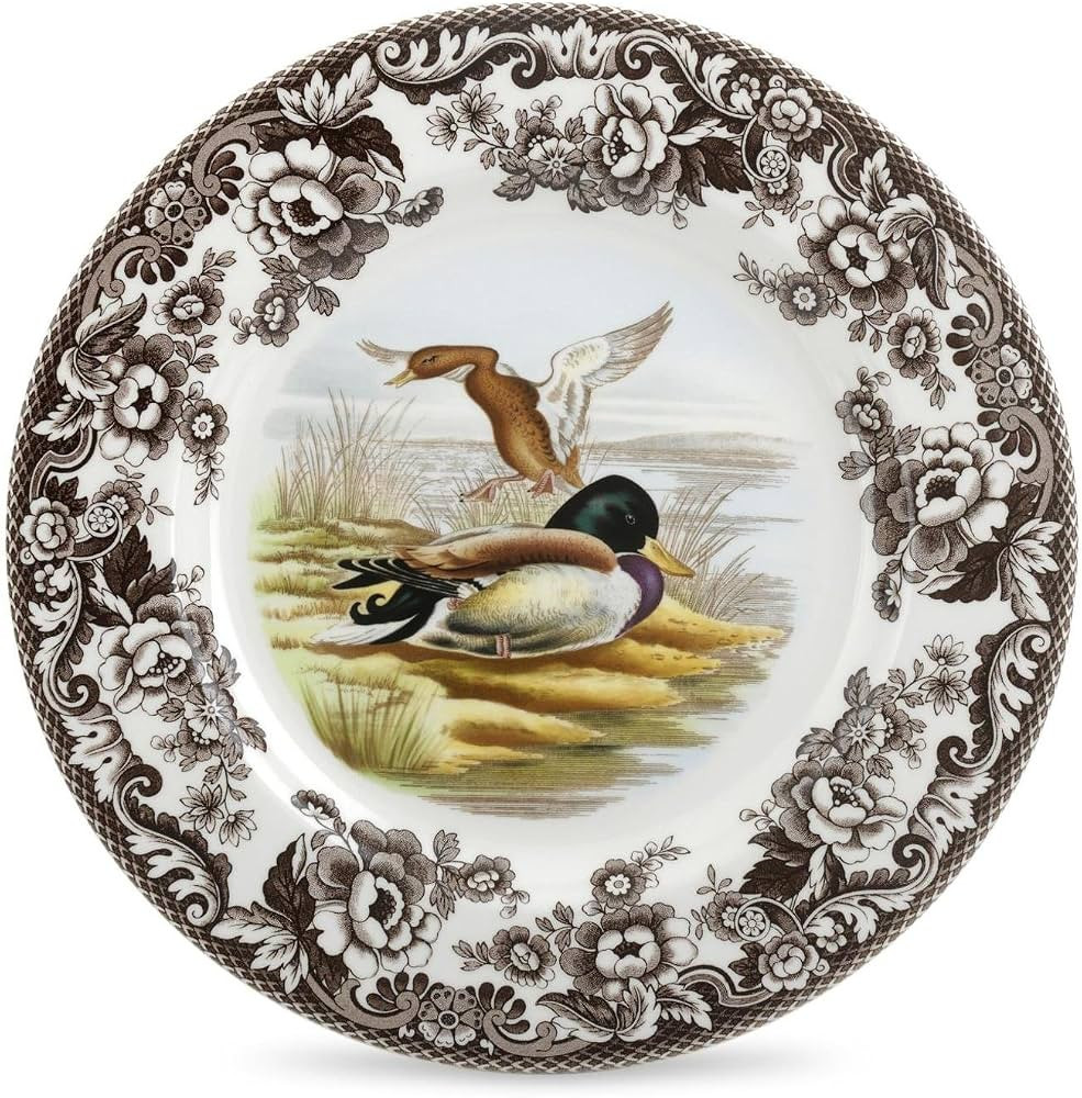 Spode Woodland Dinner Plate, Mallard | 10.5 Inch | Hunting Cabin, Lodge, and Cottage Décor | Mad... | Amazon (US)