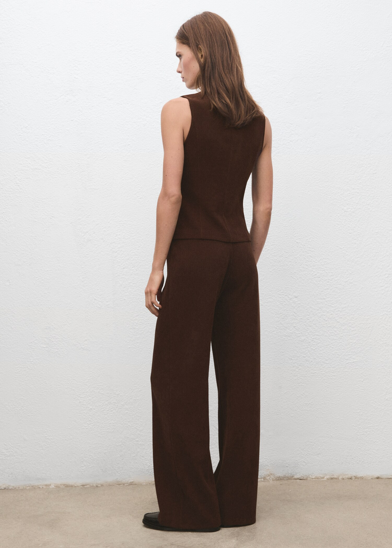 Corduroy suit waistcoat | MANGO (UK)