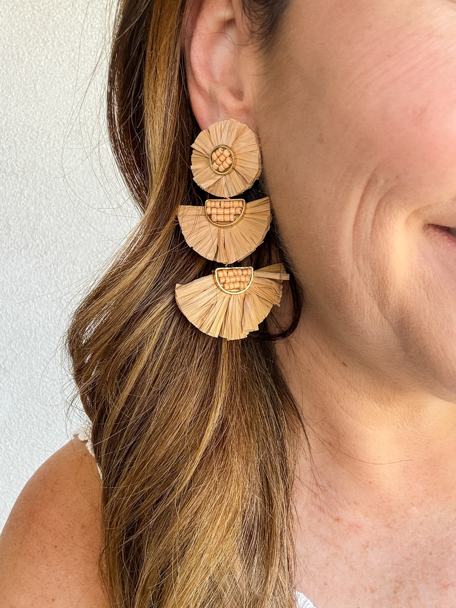Woven Stacked Raffia Statement Earrings 

 #summeraccessories #LTKgrwm #LTKSeasonal #LTKTravel