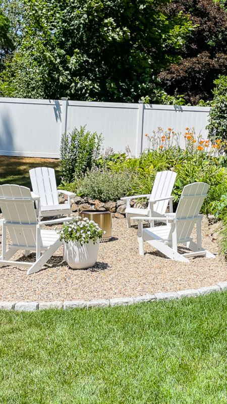 Outdoor personal fire pit and Adirondack chairs for your outdoor seating

#LTKfamily #LTKhome #LTKSeasonal
