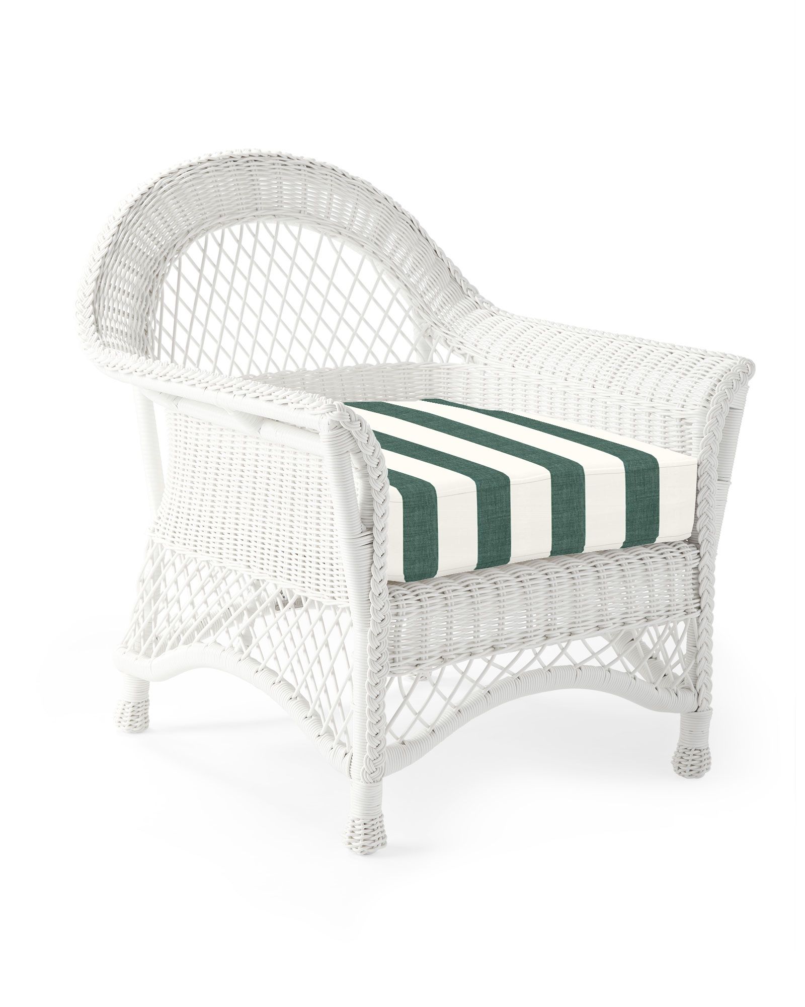 Kiawah Lounge Chair - White | Serena and Lily