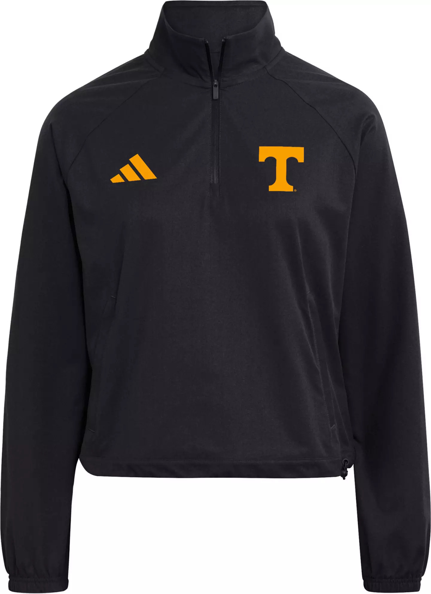 adidas Women's Tennessee Volunteers Black Sideline 1/4 Zip Jacket | DICK'S Sporting Goods