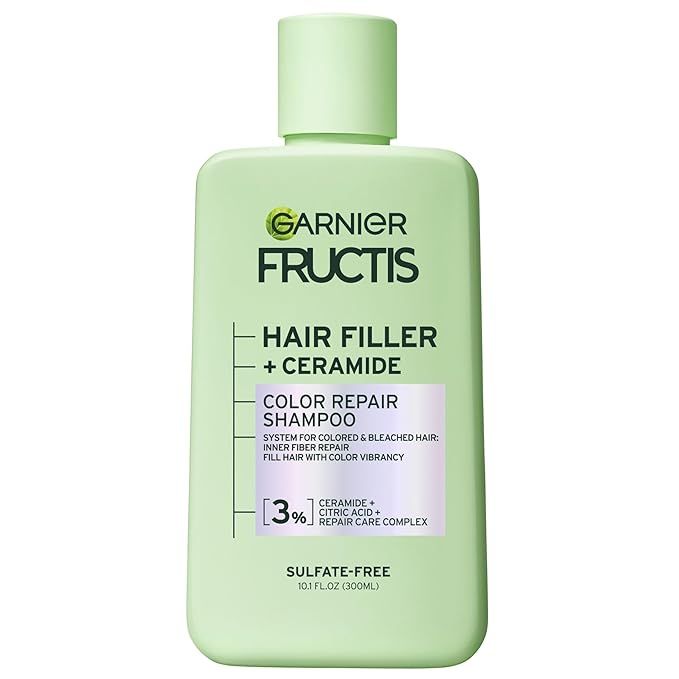 Garnier Fructis Hair Filler Color Repair Shampoo with Ceramide, 10.1 FL OZ, 1 Count | Amazon (US)