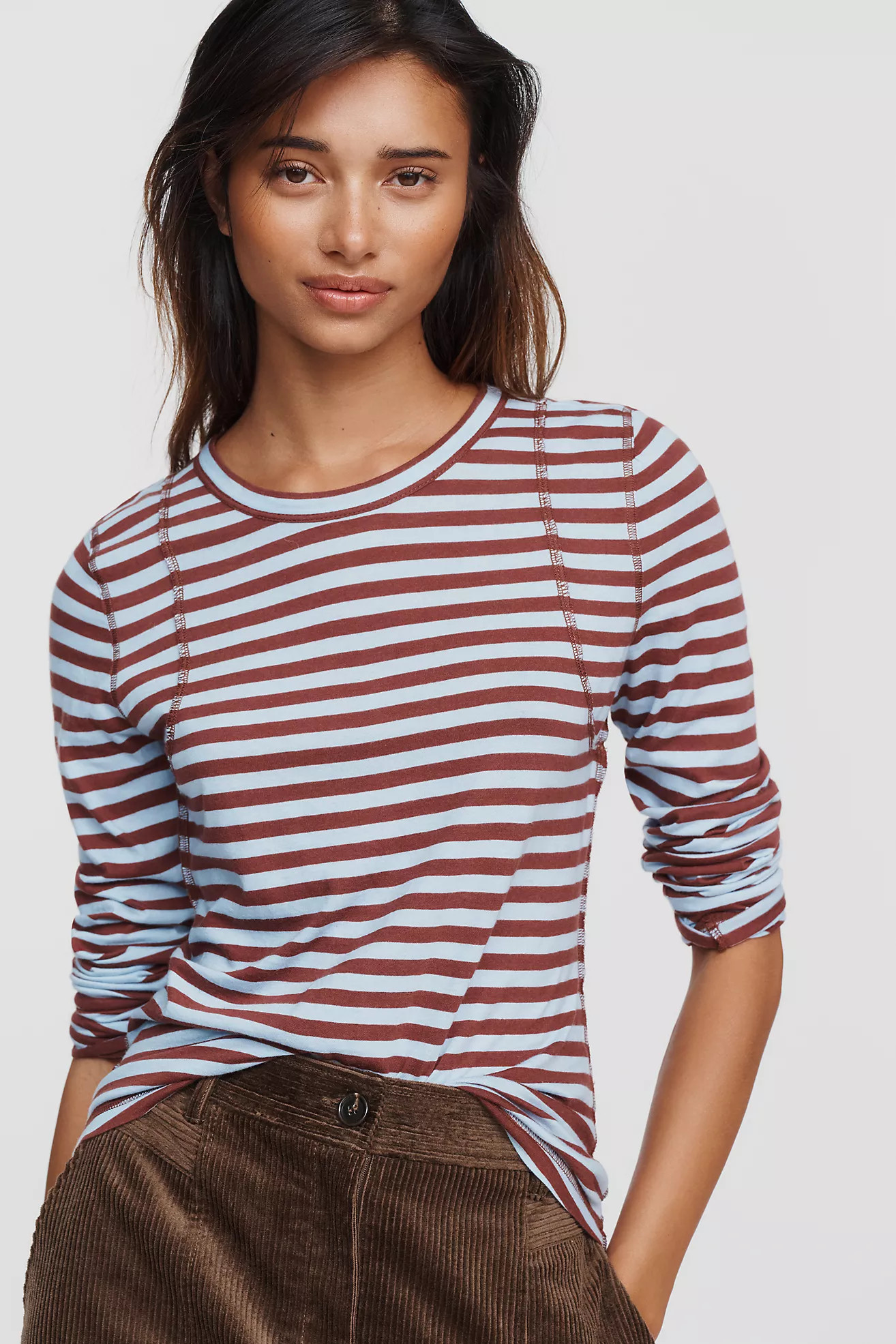 Pilcro Teddy Cotton Modal Tissue Tee | Anthropologie (US)