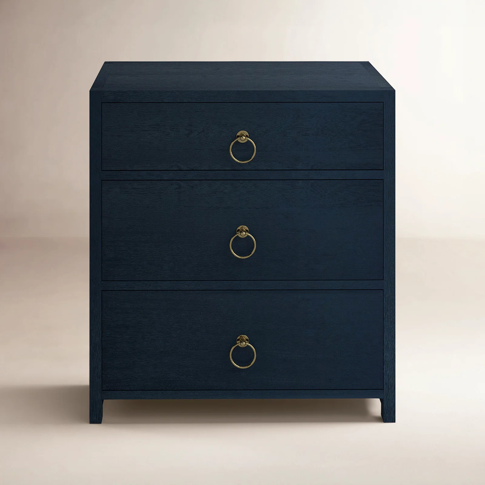 Elin 3-Drawer Acacia Nightstand | Birch Lane