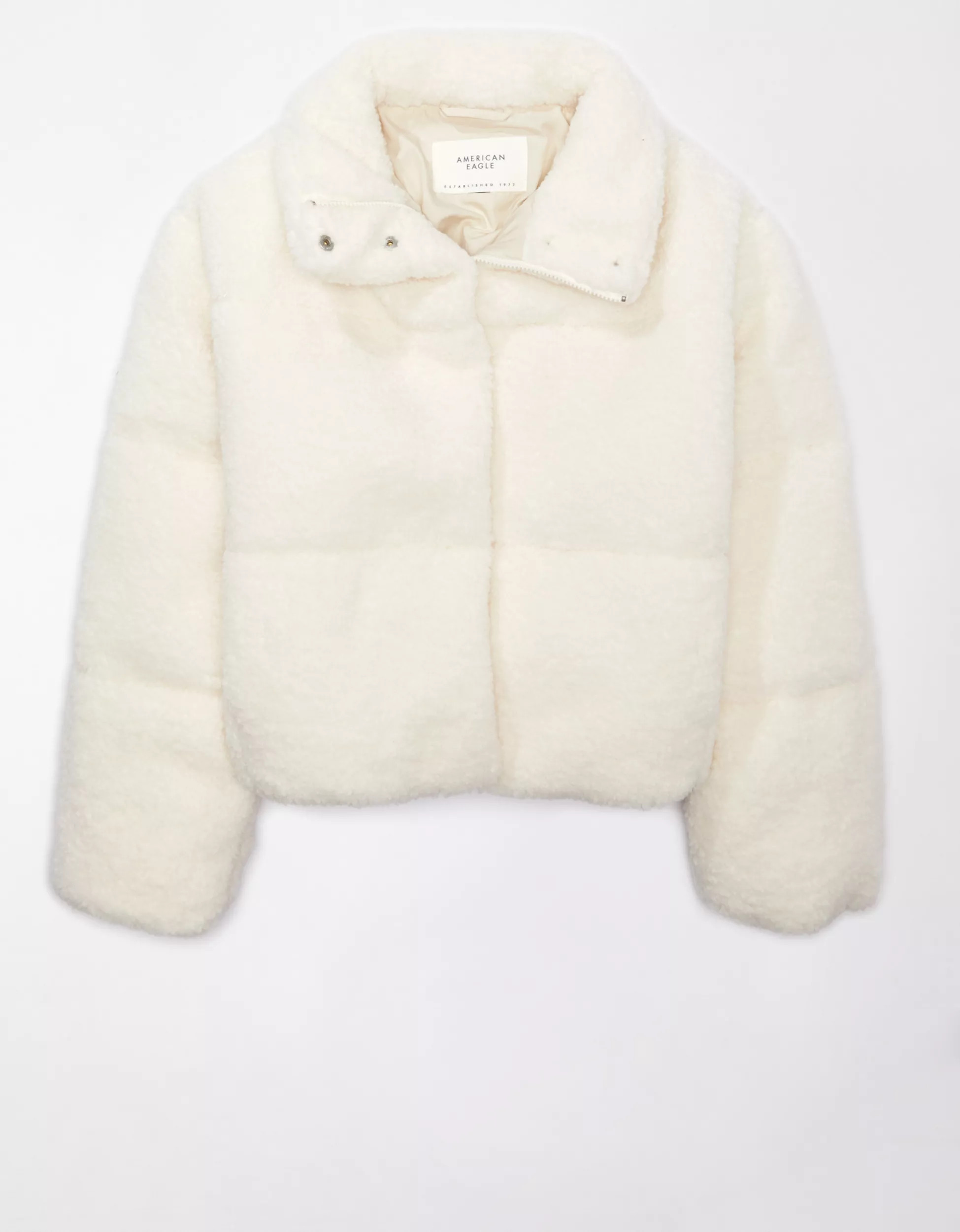 AE Sherpa Puffer Jacket | American Eagle Outfitters (US & CA)