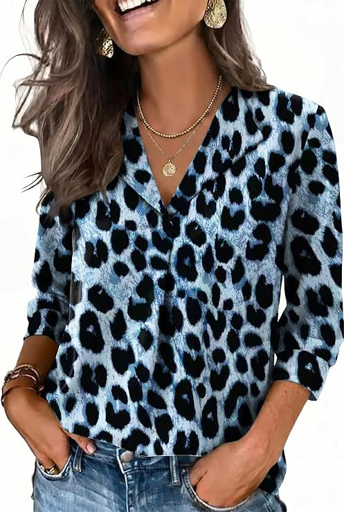 WIHOLL 3/4 Length Sleeve Womens Tops Dressy Casual Blouses Summer Spring Trendy Business Outfits ... | Amazon (US)