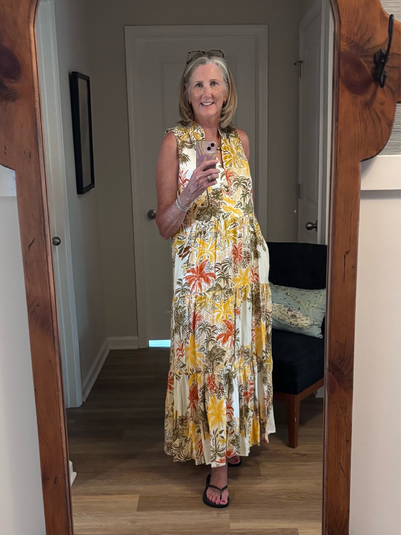 S summer dress to wear into early fall

#LTKBump #LTKMidsize #LTKOver40