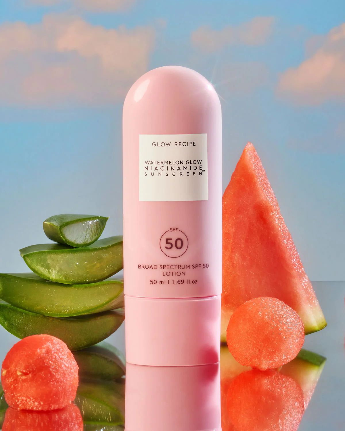 Watermelon Glow Niacinamide Sunscreen SPF 50 | Glow Recipe