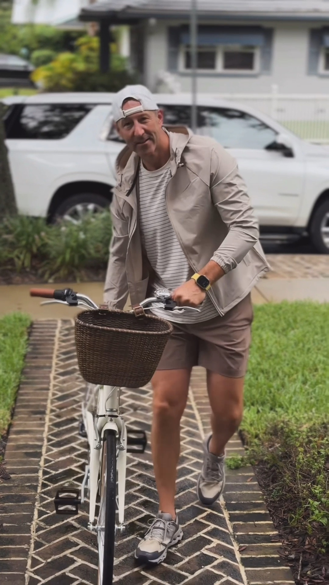 his ootd + the cutest bike // tall mens casual ootd

#LTKootd #LTKOver40 #LTKActive