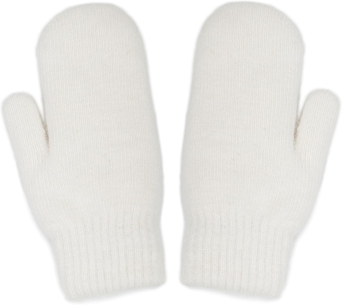 Winter Warm Mittens for Women Men - Soft Faux Rabbit Fur Mittens Elastic Cuff Fashionable Stretch... | Amazon (US)