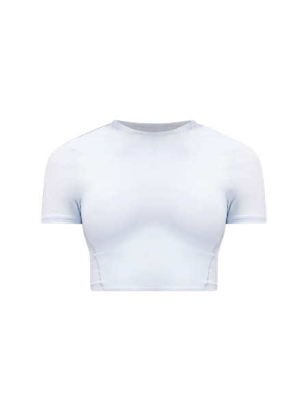 Wundermost Ultra-Soft Nulu Crewneck Cropped T-Shirt | Women's Short Sleeve Shirts & Tee's | lulul... | Lululemon (US)