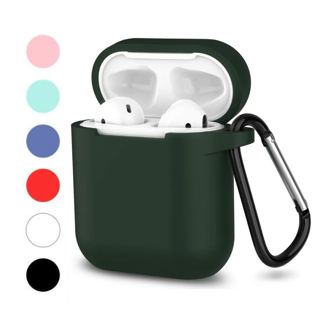 AirPods Case- Silicone Protective Shockproof Case Cover Skins with Keychain Compatible with Apple... | Walmart (US)