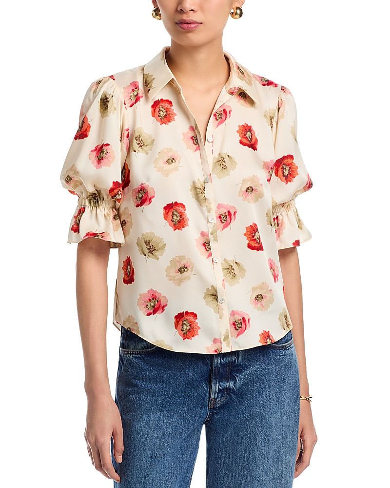 Cinq a Sept Floating Poppies Fiona Top | Bloomingdale's (US)