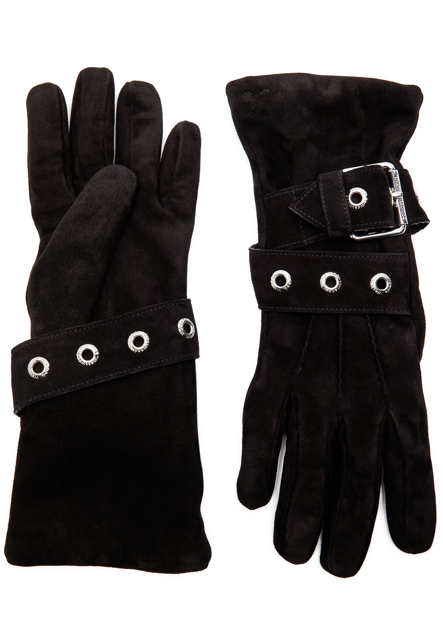 Belt Buckle suede gloves | Harvey Nichols