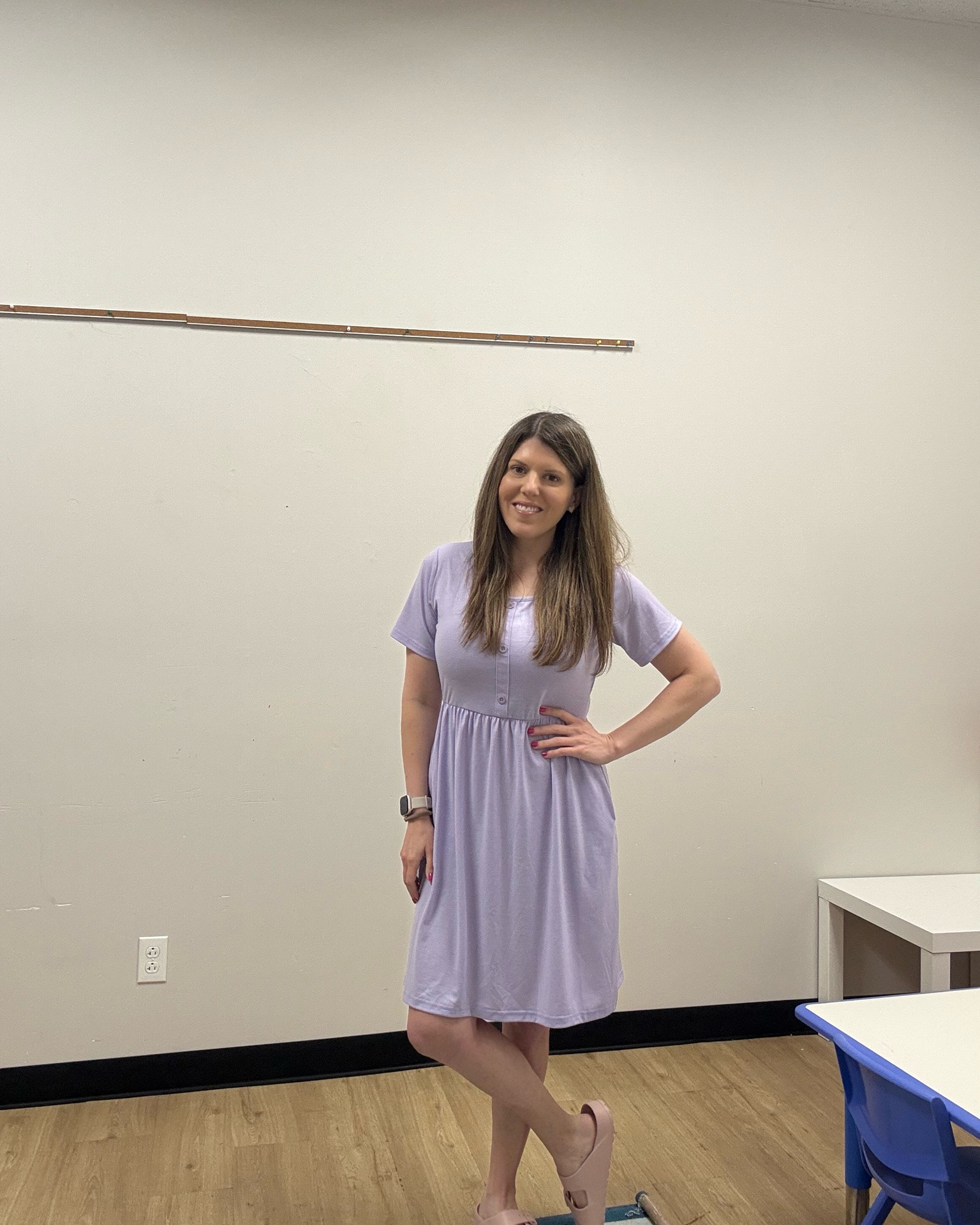 Fun purple and pink dresses for teaching 🩷💜

#LTKgrwm #LTKWorkwear #LTKootd