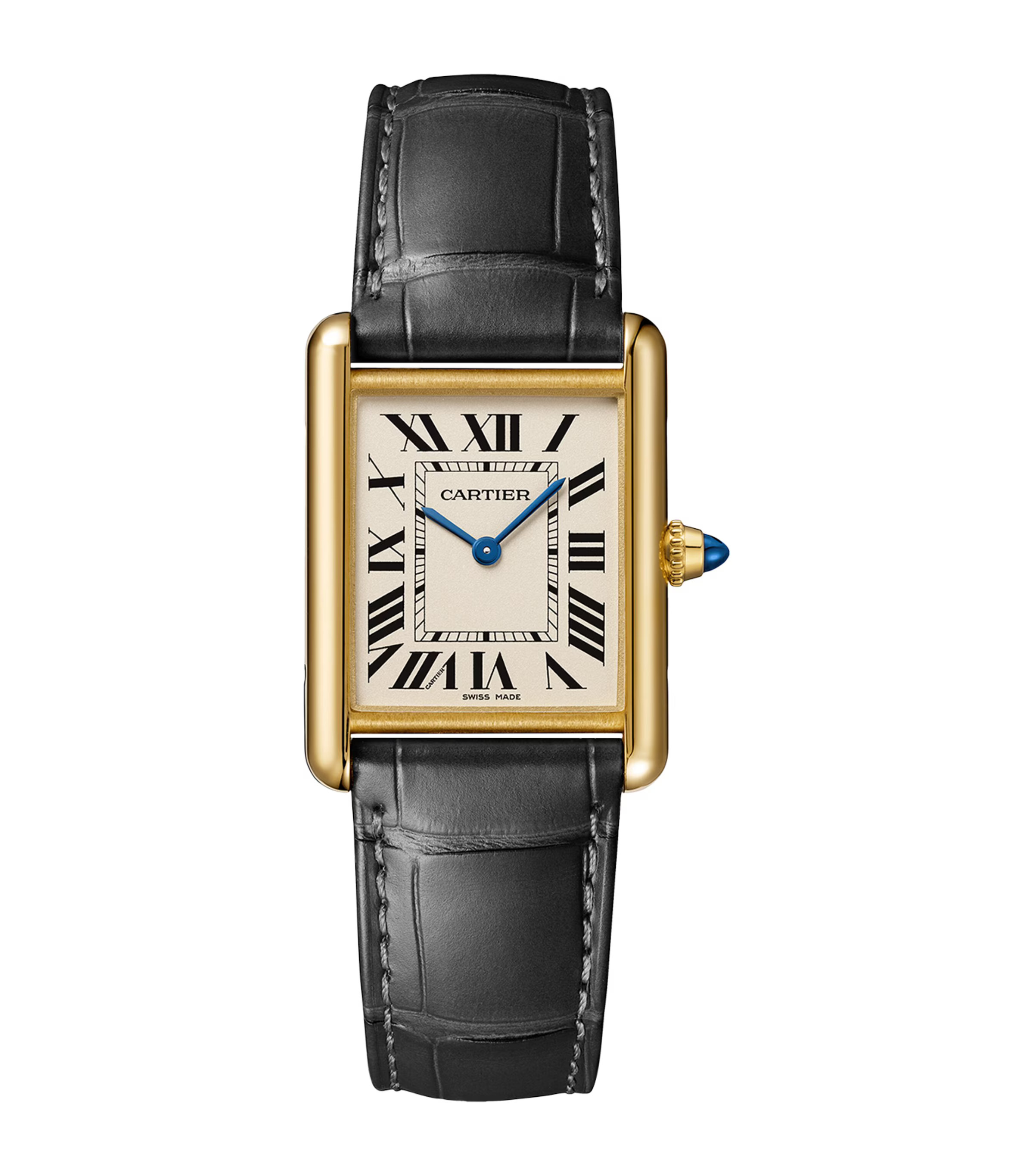 Large Yellow Gold Tank Louis Cartier Watch | Harrods