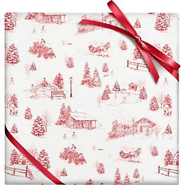 Countryside Christmas Wrapping Paper | Paper Source | Paper Source