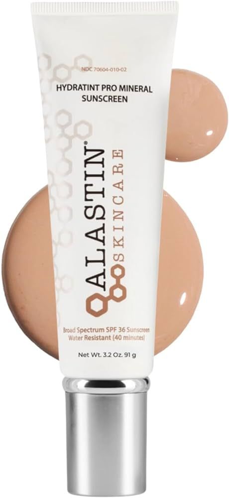 ALASTIN Skincare HydraTint Pro Mineral Sunscreen SPF 36 (3.2 oz) | 2-in-1 Daily Sunblock & Tinted... | Amazon (US)