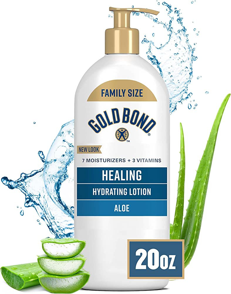 Gold Bond Healing Hydrating Lotion, 20 oz., With Aloe, Moisturizes, Immediate 24-Hour Hydration | Amazon (US)