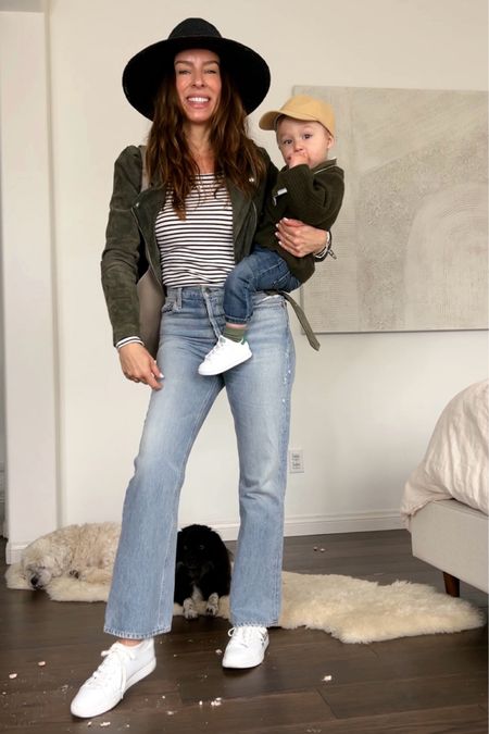 Safari greens for a play date at the safari park zoo. I have this jacket in multiple colors (so good!). I’m wearing a size xs. My jeans and top sold out but I think the similar ones for you. 

#LTKfamily #LTKstyletip