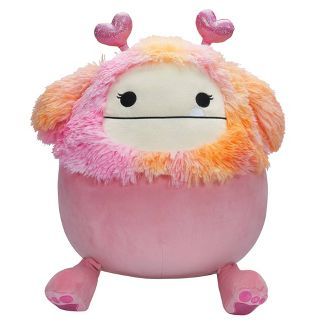 Squishmallows 16" Valentine’s Day Caparinne the Pink Bigfoot Plush Toy | Target