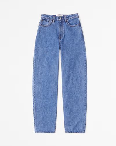 Women's High Rise Taper Jean | Women's Bottoms | Abercrombie.com | Abercrombie & Fitch (US)