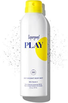 Supergoop! PLAY SPF 30 Antioxidant Body Mist w/ Vitamin C, 6 fl oz - Broad Spectrum Sunscreen Spr... | Amazon (US)