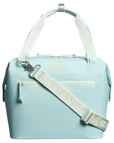 STANLEY All Day Julienne Mini Soft Cooler Bag and Lunch Box 7.4 Quarts | 10 Can Cooler with Handles and Strap | Stays Cold for Hours | Insulated Travel Bag with Zipper | BPA-Free | Seafoam | Amazon (US)