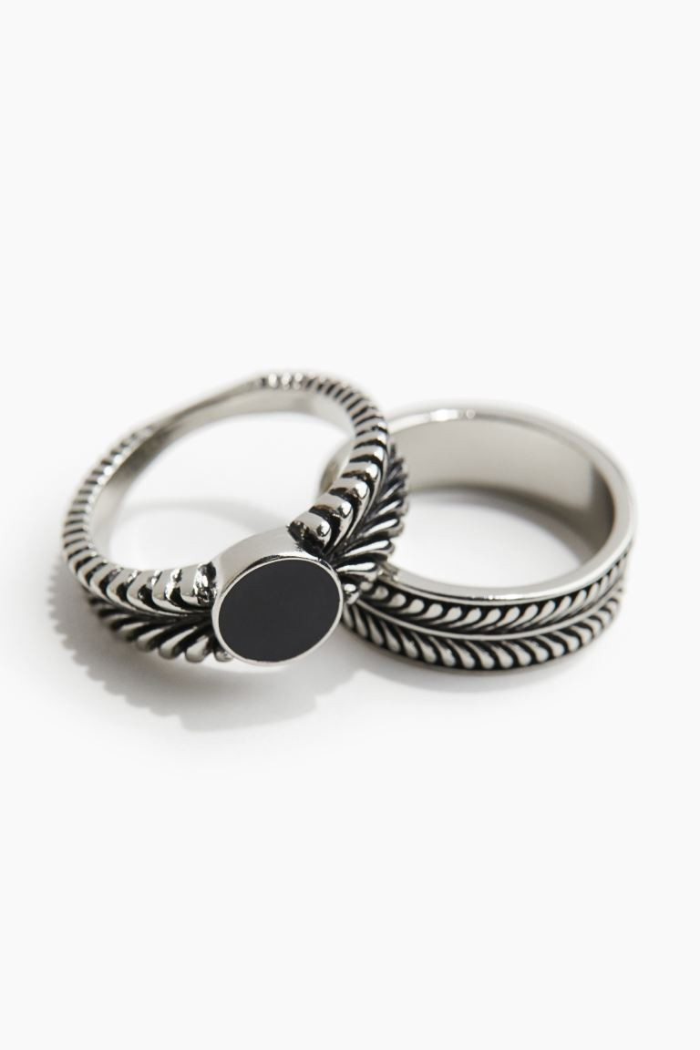 2-pack rings | H&M (UK, MY, IN, SG, PH, TW, HK)